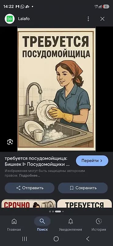 Требуется Посудомойщик, Оплата: Ежедневно