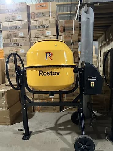Бетоносмеситель Rostov RM180L - Объем барабана: 180 л - Напряжение