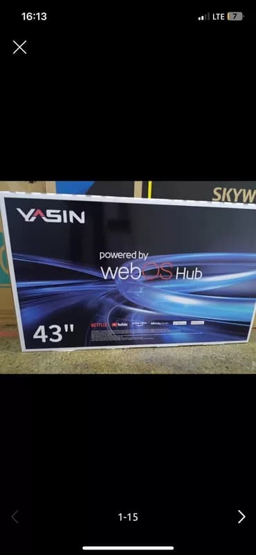 Цена занижена!!!!! Телевизор Yasin Led 43G11K (108см) Телевизор в