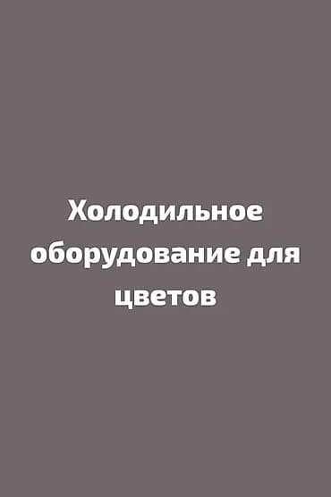 Холодильное оборудование для цветов Профессиональные холодильные