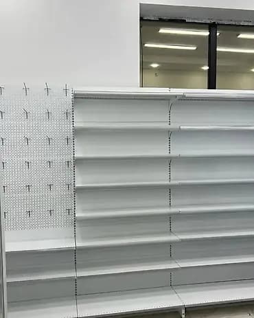 Полки для магазина, аптек, бутиков и т.д. Все виды: пристенные