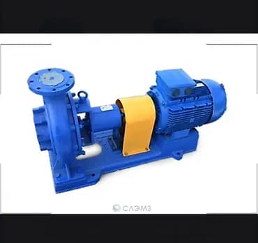 Насос консольный с электродвигателем и станиной, Катайский завод. Как