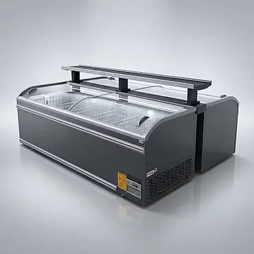 Промышленная морозильная бонета (островного типа) для магазинов и