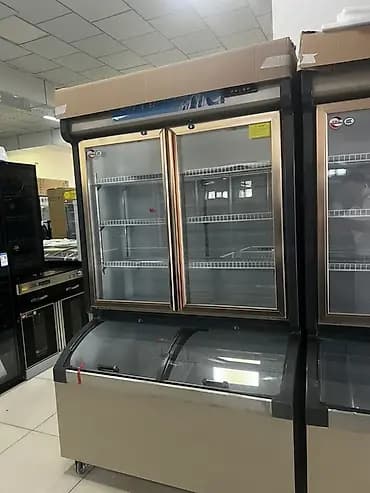 Торговое холодильное оборудование для магазинов/кафе: - Вертикальная