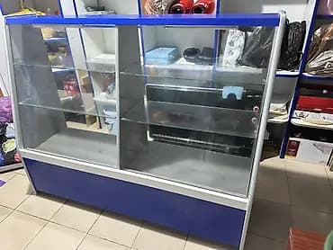 Торговая витрина прикассовая/островная - Корпус: металл и ЛДСП с