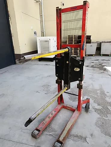 Ручной гидравлический штабелер с поворотными вилами (зажим/держатель