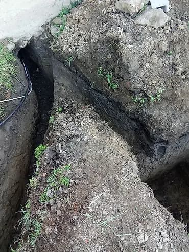 Копаем траншей демонтаж мелкасрочные работа