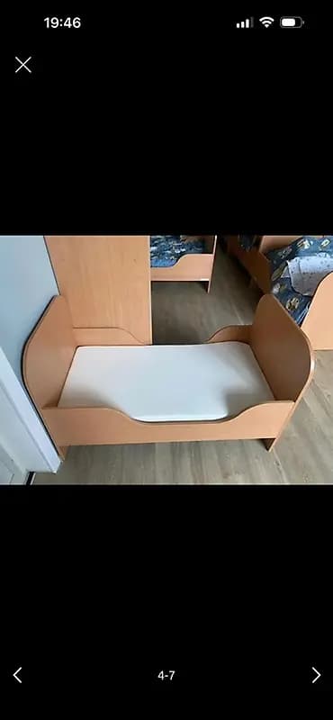 Детская односпальная кровать, Новый, Для девочки, Для мальчика, С матрасом, ДСП, Самовывоз, Платная доставка