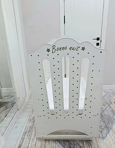 Детская кроватка «Bonne nuit», белая - Классическая прямоугольная