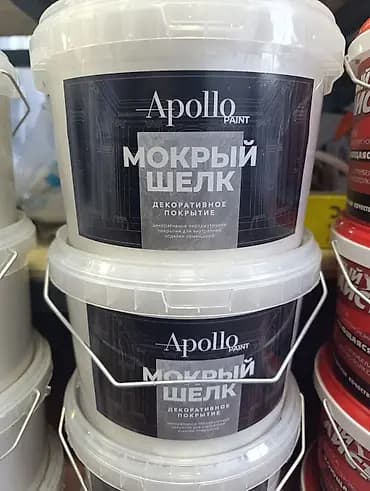 Декоративное покрытие Apollo Paint «Мокрый шёлк» - Тип: декоративное