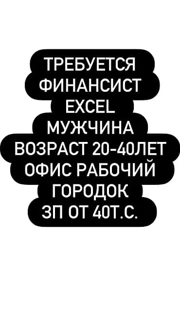 Требуется финансист Работа с excel Обязанности: Отчеты по накладным
