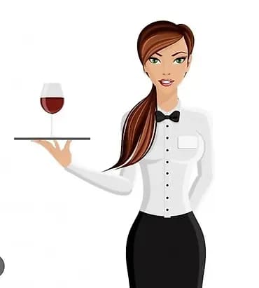 Талап кылынат Официант Тажрыйбасы бир жылдан аз, Төлөм: Күнүмдүк