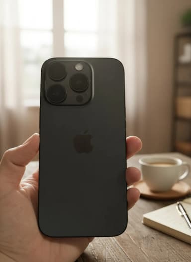 IPhone 15 Pro, Колдонулган, 256 ГБ, Кара, Каптама, 100 %