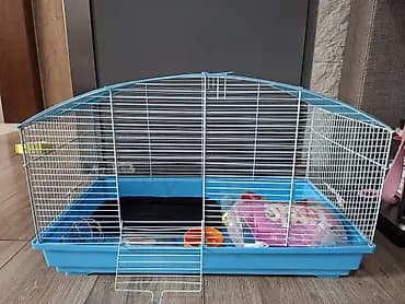 Большая клетка для грызунов с комплектом аксессуаров. - Просторная