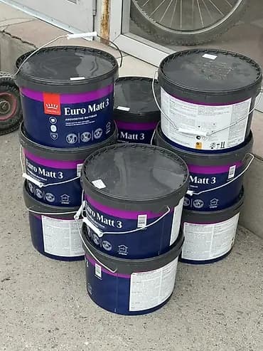 Краска Tikkurila Euro Matt 3 - Водно-дисперсионная интерьерная краска