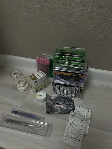 Набор для наращивания ресниц (профессиональный комплект) Девушки то