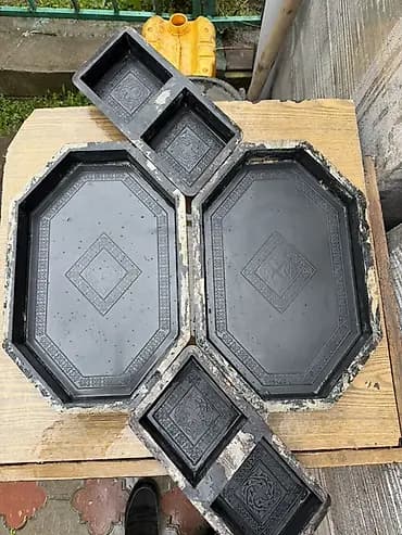 Формы для тротуарной плитки (пластиковые) - Комплект форм разного