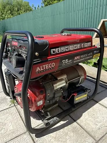 Бензиновый генератор ALTECO APG 9800 E + ATS вообще не пользовались