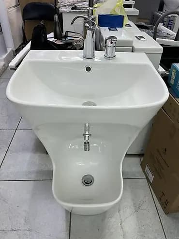 Раковина для ванной, Особенности: Глянцевое, Материал: Керамика