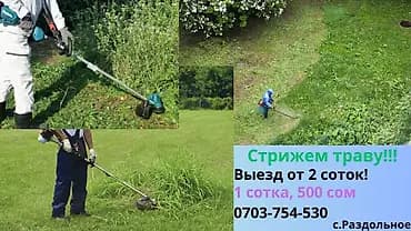 Уборка территории, Стрижка газона