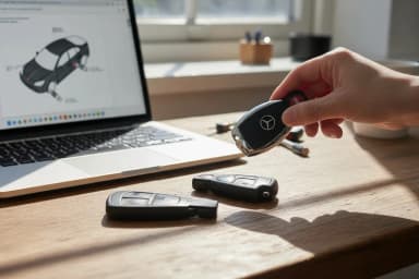 Изготовление ключей Мерседес бенз Восстановление ключа Мерс замок мерс