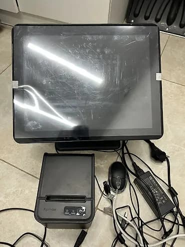 Комплект POS-оборудования для кафе фастфуд торговли. 
Почти новое