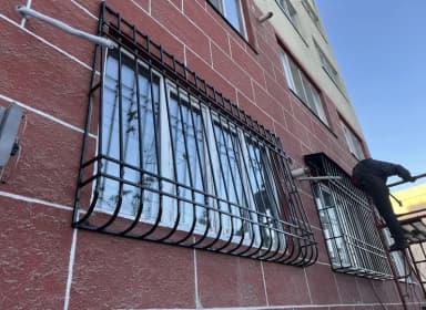 Решетки для окон, Сварные, На заказ, Бесплатная установка