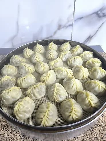 Домашние хинкали/манты ручной лепки - Тесто тонкое, эластичное, со