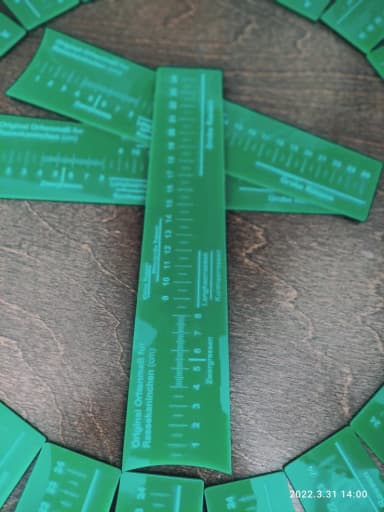 Линейка кролика для измерения ухо (Фландр,калифы,н.з.б) и т.д