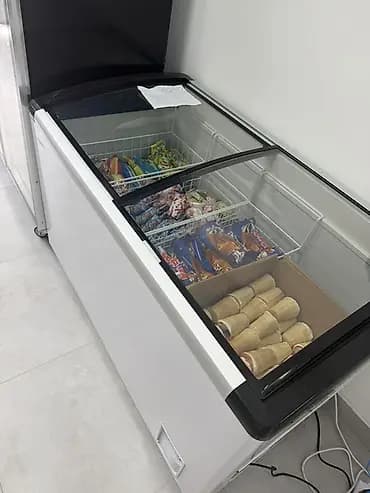Морозильный ларь витринный NEST с раздвижными стеклянными крышками -