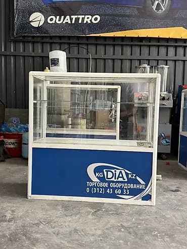 Торговая витрина-прилавок DIA обзор товара со всех сторон, прочное