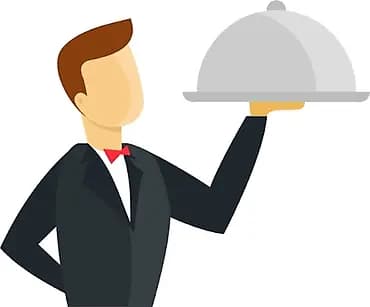 Требуется официанты с опытом работы. График работы 08:00 до 20:00