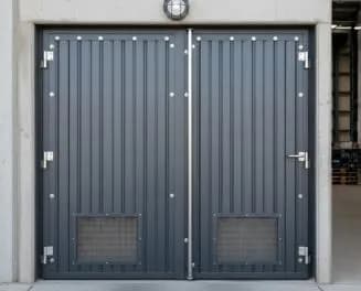 Чекене соода контейнерлери үчүн эшиктер