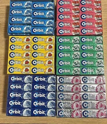 Жевательная резинка Orbit — набор ассорти. В ассортименте вкусы at lalafo.kg Жевательная резинка Orbit — набор ассорти. В ассортименте вкусы
