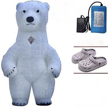 эски гилем: Костюм аниматора «Белый медведь» с вентиляторным охлаждением и lalafo.kg да — 1 эски гилем: Костюм аниматора «Белый медведь» с вентиляторным охлаждением и — 1