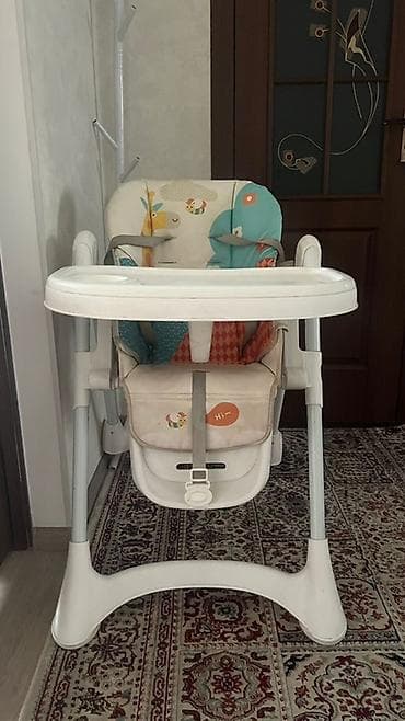 Детский стульчик для кормления. - Комфортное сиденье с мягким съемным at lalafo.kg Детский стульчик для кормления. - Комфортное сиденье с мягким съемным