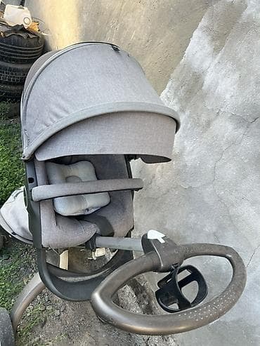 Прогулочная коляска Stokke (серый меланж) - Посадочное место на at lalafo.kg Прогулочная коляска Stokke (серый меланж) - Посадочное место на