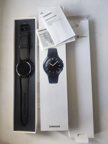 Samsung Galaxy Watch 4 Classic 42 мм: Идеальном состоянии. Стекло без lalafo.kg да Samsung Galaxy Watch 4 Classic 42 мм: Идеальном состоянии. Стекло без