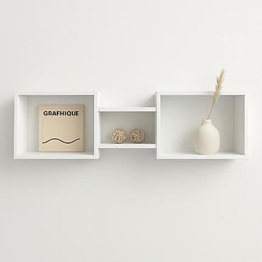 Навесная полка в современном стиле. Конструкция состоит из трёх at lalafo.kg Навесная полка в современном стиле. Конструкция состоит из трёх