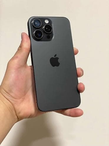 IPhone 15 Pro Max, Б/у, 256 ГБ, Графит, 100 % at lalafo.kg IPhone 15 Pro Max, Б/у, 256 ГБ, Графит, 100 %