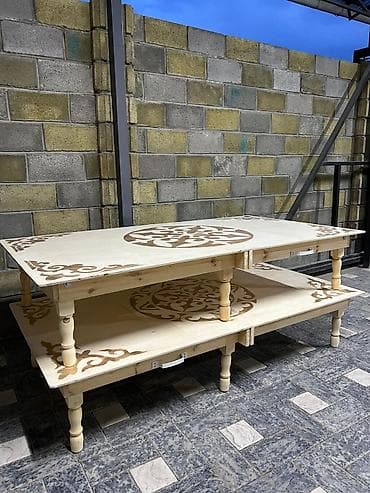 Национальный кыргызский стол, Раскладной, Дерево at lalafo.kg Национальный кыргызский стол, Раскладной, Дерево