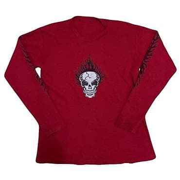 Лонгслив, цвет - Бордовый, L at lalafo.kg Лонгслив, цвет - Бордовый, L