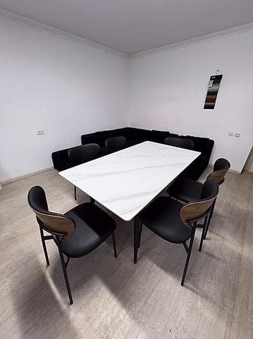 Ашкана үстөлү жана отургуч, Жаңы, Өзү алып кетүү, Акылуу жеткирүү, түсү - Ак lalafo.kg да — 1 Ашкана үстөлү жана отургуч, Жаңы, Өзү алып кетүү, Акылуу жеткирүү, түсү - Ак — 1