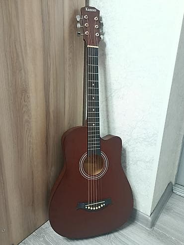 Акустическая гитара Продаю акустические гитару 38 размера, цвет тёмный at lalafo.kg Акустическая гитара Продаю акустические гитару 38 размера, цвет тёмный