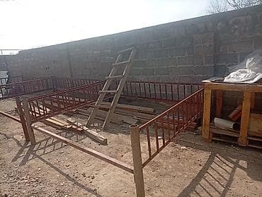 Металлический забор, Другой материал, Без отделки at lalafo.kg Металлический забор, Другой материал, Без отделки