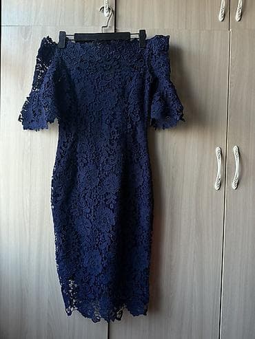 Носила один раз Красивое кружевное платье, темно-синее Цвет at lalafo.kg — 3 Носила один раз Красивое кружевное платье, темно-синее Цвет — 3