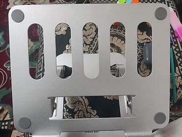 Алюминиевая регулируемая подставка для ноутбука/планшета. - Материал at lalafo.kg Алюминиевая регулируемая подставка для ноутбука/планшета. - Материал