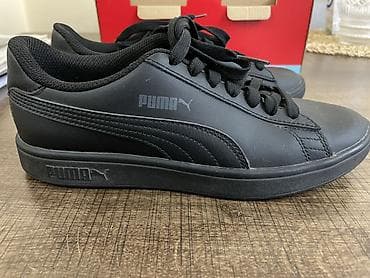 Кроссовки PUMA Smash v2 L - Цвет: Puma Black (полностью чёрные) - at lalafo.kg Кроссовки PUMA Smash v2 L - Цвет: Puma Black (полностью чёрные) -