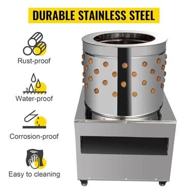 Перосъемная машина TD-50 для ощипа кур, фазанов, цесарок, небольших at lalafo.kg Перосъемная машина TD-50 для ощипа кур, фазанов, цесарок, небольших