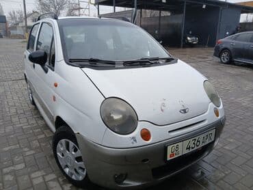 Daewoo Matiz: 2004 г., 0.8 л, Вариатор, Бензин, Хэтчбэк at lalafo.kg Daewoo Matiz: 2004 г., 0.8 л, Вариатор, Бензин, Хэтчбэк